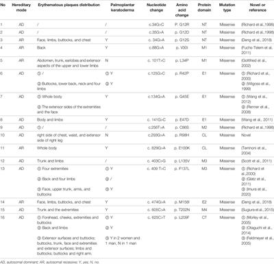 A Connexin Gene (GJB3) Mutation in a Chinese Family With Erythrokeratodermia Variabilis, Ichthyosis and Nonsyndromic Hearing Loss: Case Report and Mutations Update